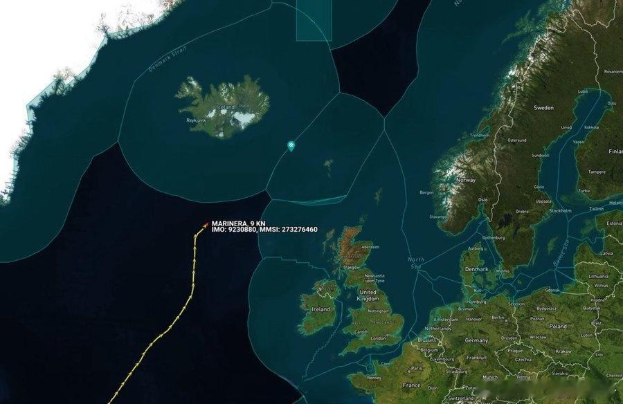 美宣布扣押贝拉1号油轮 美国海岸警卫队“芒罗”号巡逻舰在北大西洋海域追踪并扣押“
