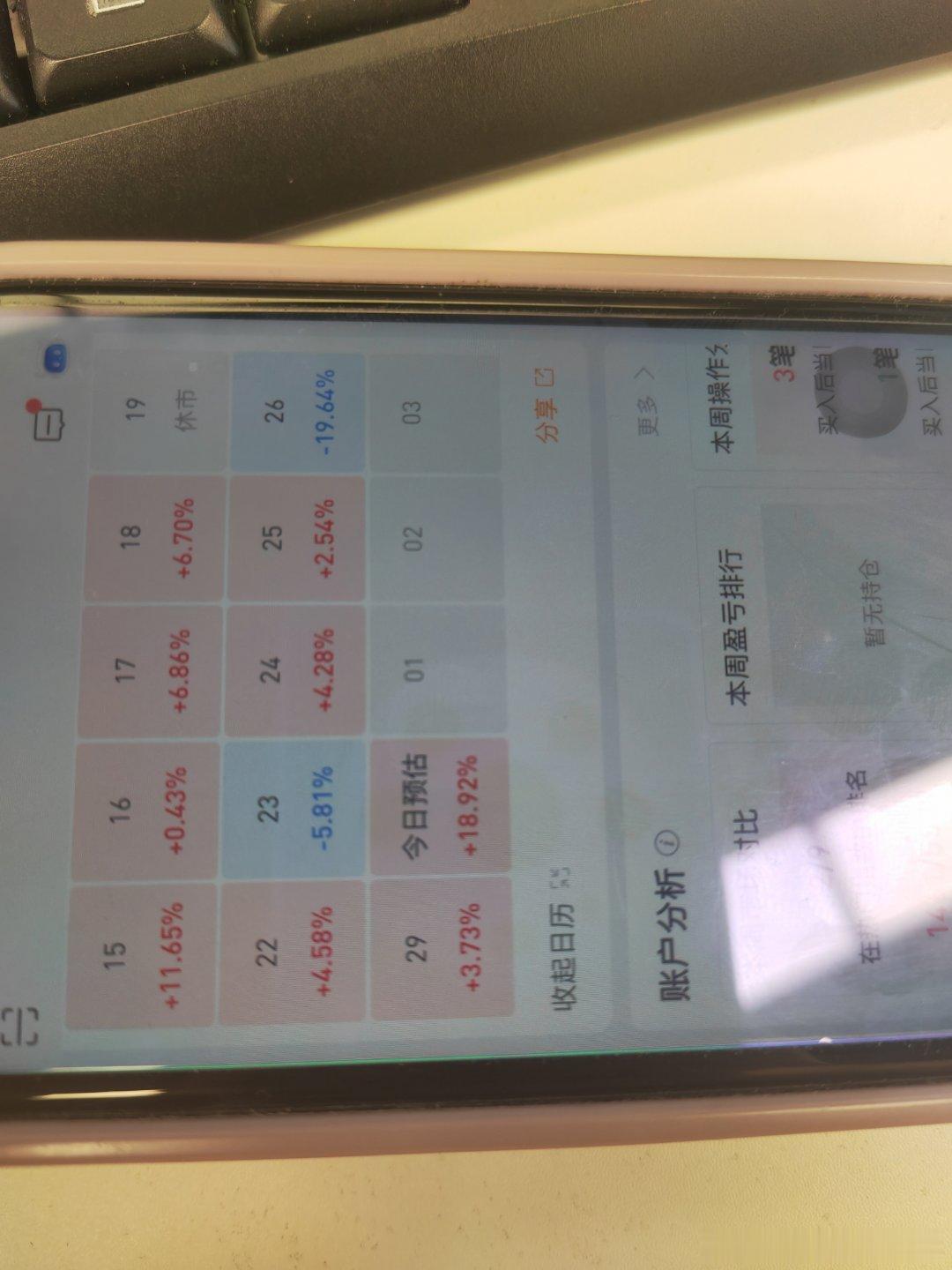 还得是下半个月行情好，菌子吃多了，会产生幻想，对吧😄 
