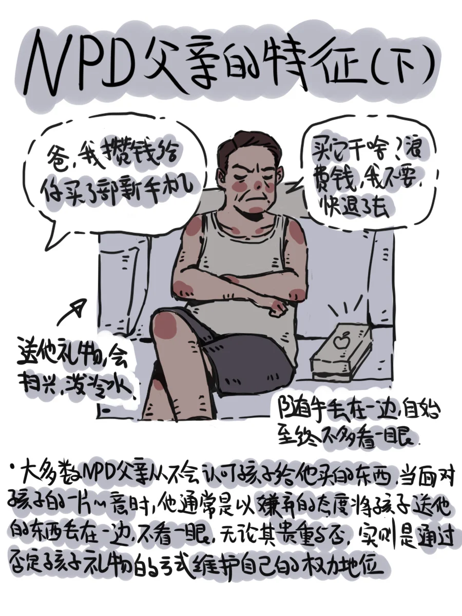 总结NPD父亲的特征（下）
