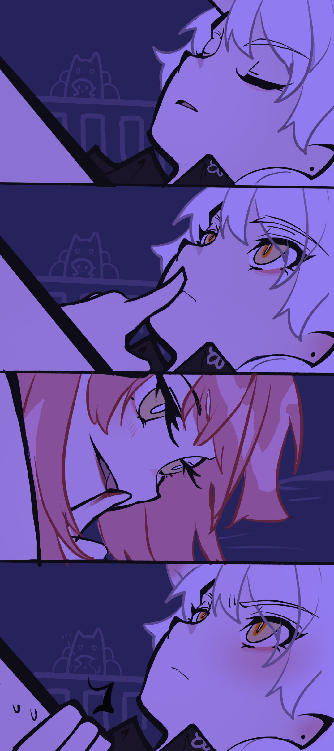 都说了不要随便勾引狐狸啊笨蛋（描改吊带袜天使）#光与夜之恋##爱游引力# ​​​