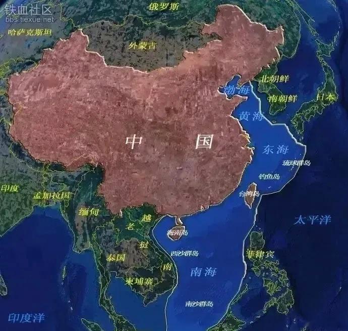 2049年中国海岸线范围：强大的中国速度估计还可以实现 ​​​