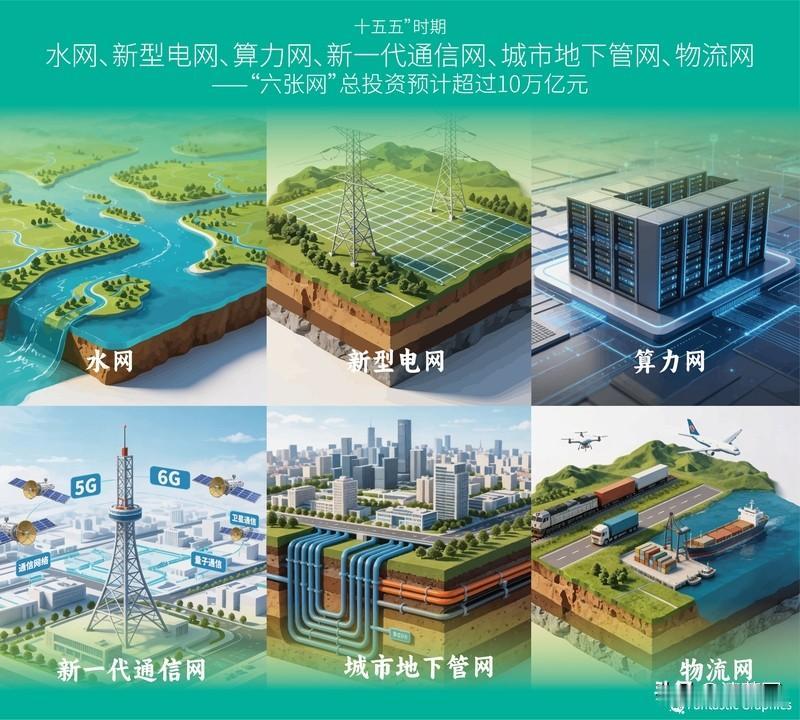 织密“六张网”锻造中国经济硬核底座六网纵横织就大国筋骨，硬核底座托举行稳致远。