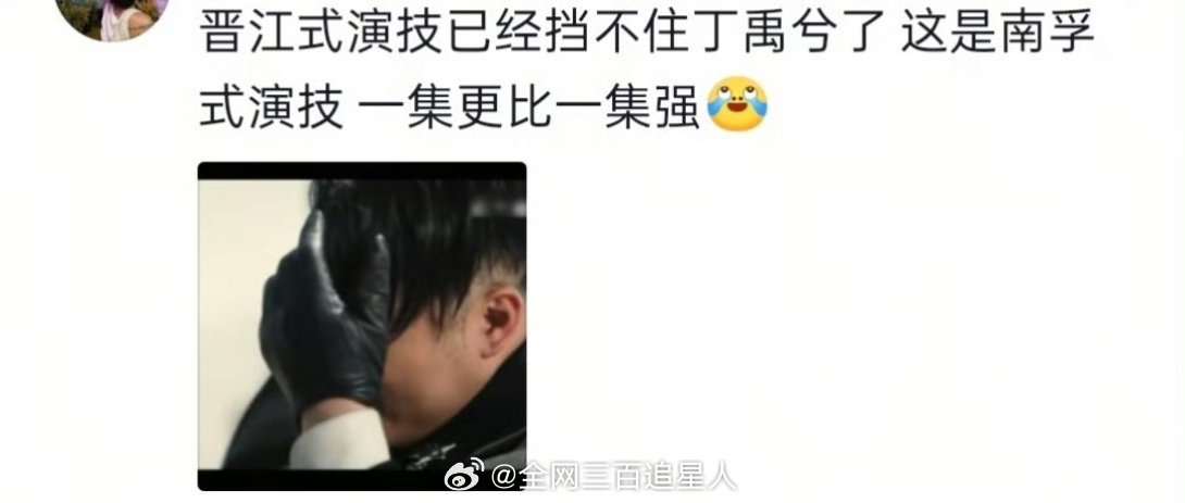 丁禹兮南孚式演技 一集更比一集强 