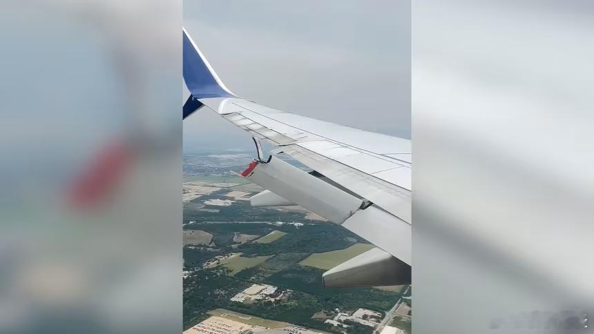 【达美航空 737 客机部分机翼在飞行过程中折断】（CNN）美国联邦航空管理局正