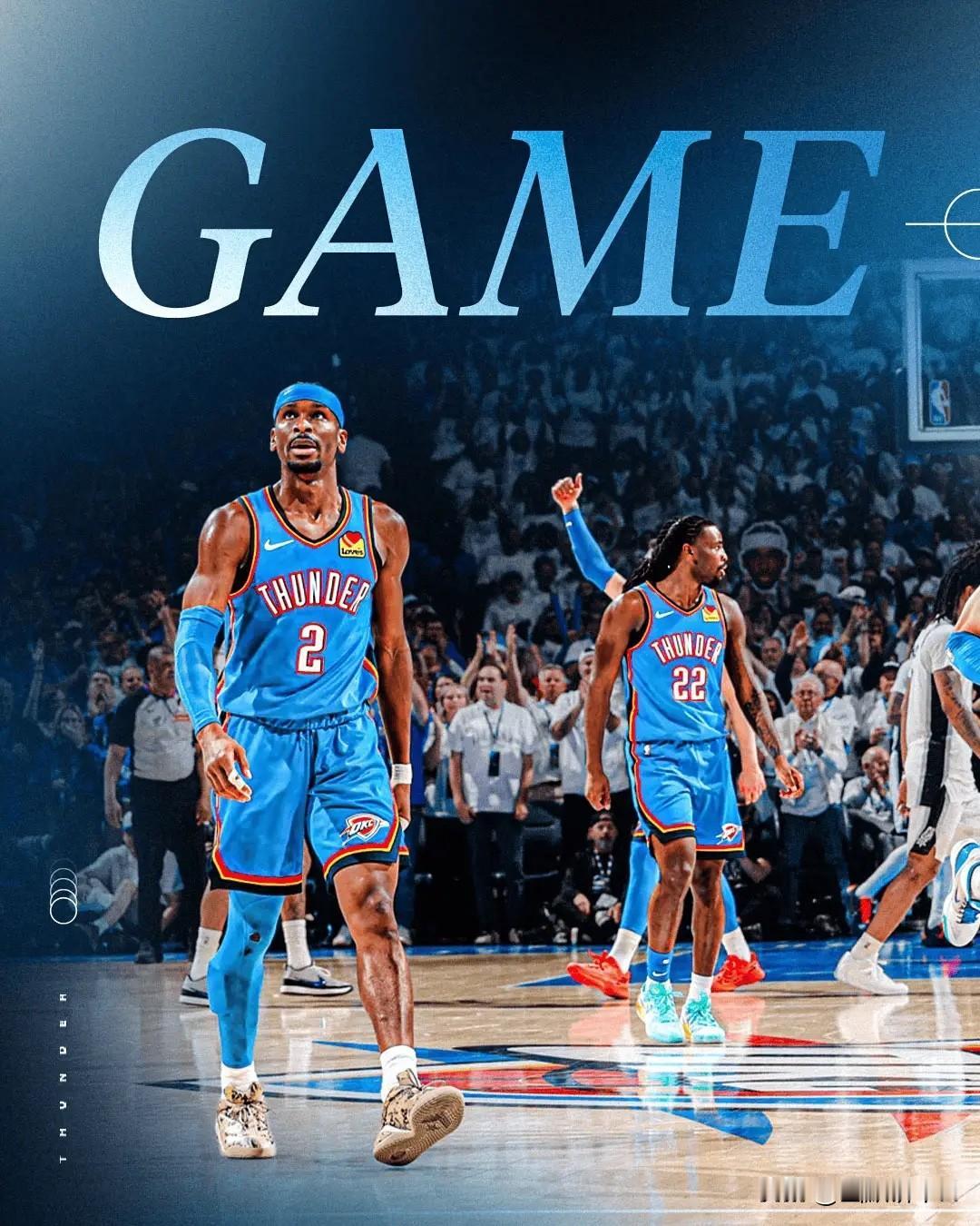 05月22日明日NBA季后赛西部决赛G3，将在主场对阵。

赛前，雷霆官方晒出一