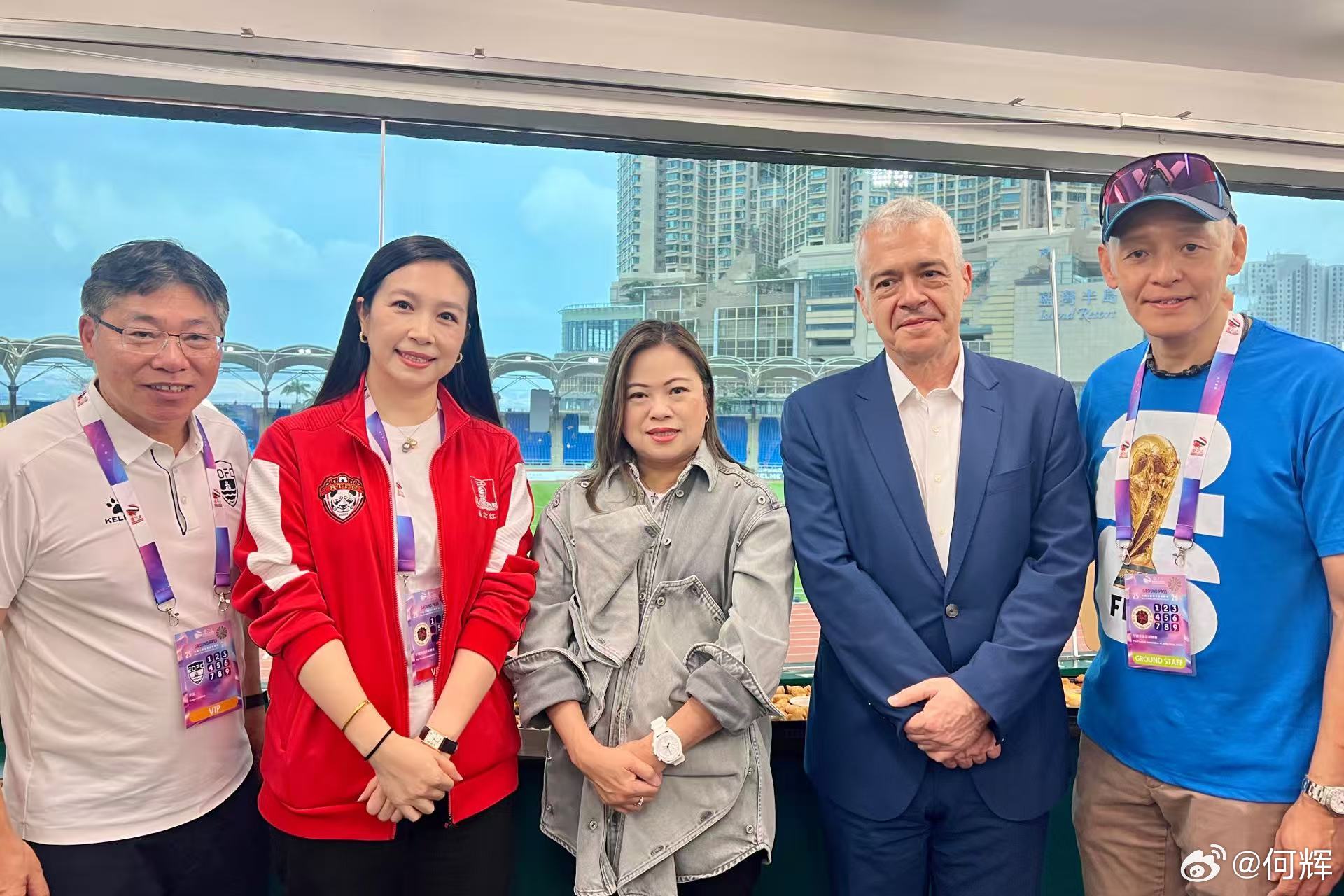 昨天有幸去了港超，東区对理文。荣幸与众嘉宾及 VIP及老朋友见面！🙏👍🎉?