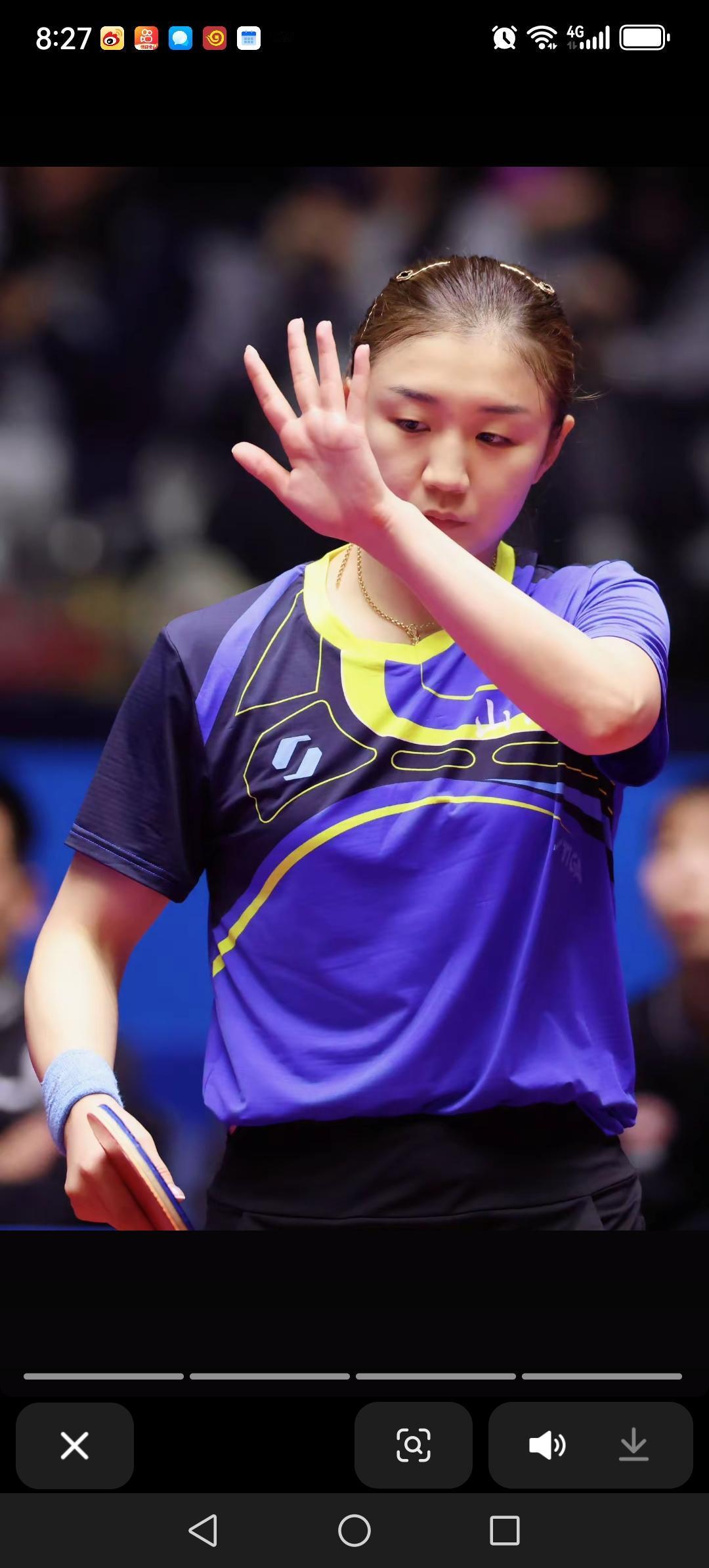 陈梦拿下决胜的一分，帮助山东队3:2力克上海，闯进全运会乒乓球女子团体决赛。决赛