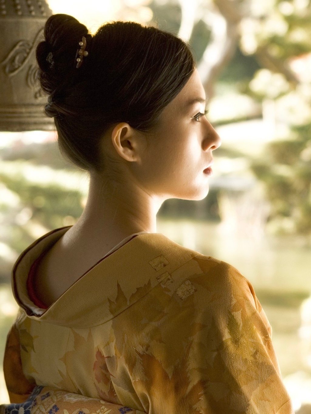 2005年，《艺伎回忆录》中的章子怡。 ​​​