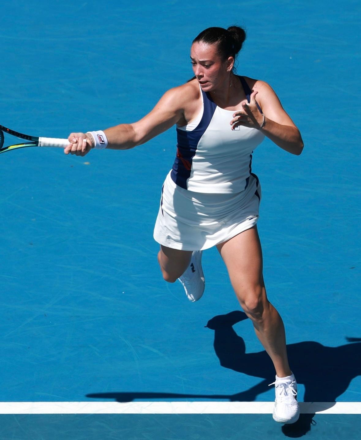 澳网2026 瓦伦托娃！！！赢球后直接翻滚哈哈！07年的小妹妹在今年澳网实现生涯