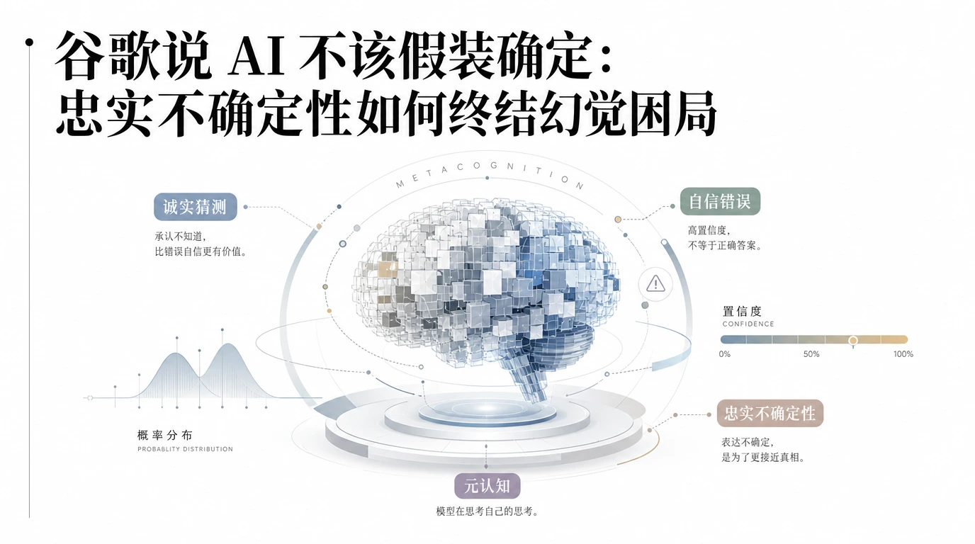 谷歌说 AI 不该假装确定：忠实不确定性如何终结幻觉困局大模型最让人崩溃的，不是