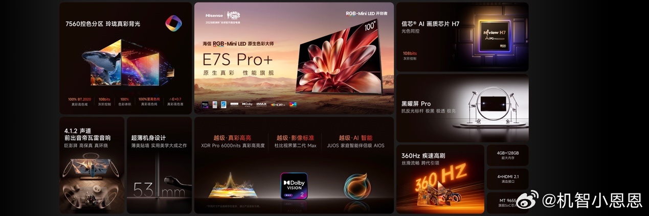 9月23日海信秋季新品发布会，一次性带来U7T Pro与E7S Pro+两款RG