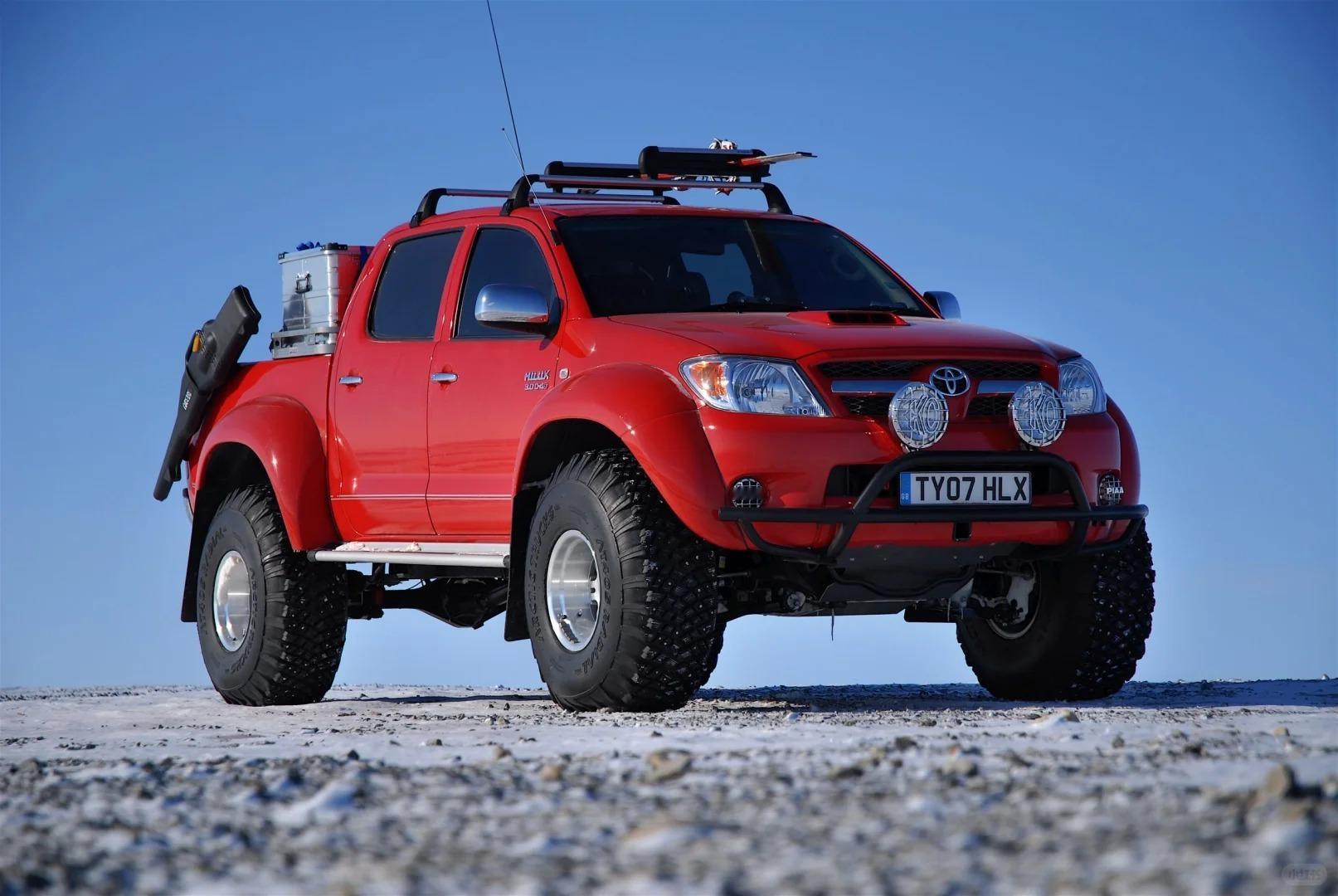 好车分享 TOYOTA Hilux Arctic Trucks，北极卡车在北极 