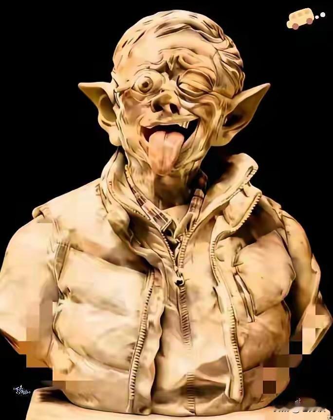 著名雕塑家的回旋镖终于到了自己的身上，不知道他是如何看待网友对他进行的塑造。这位