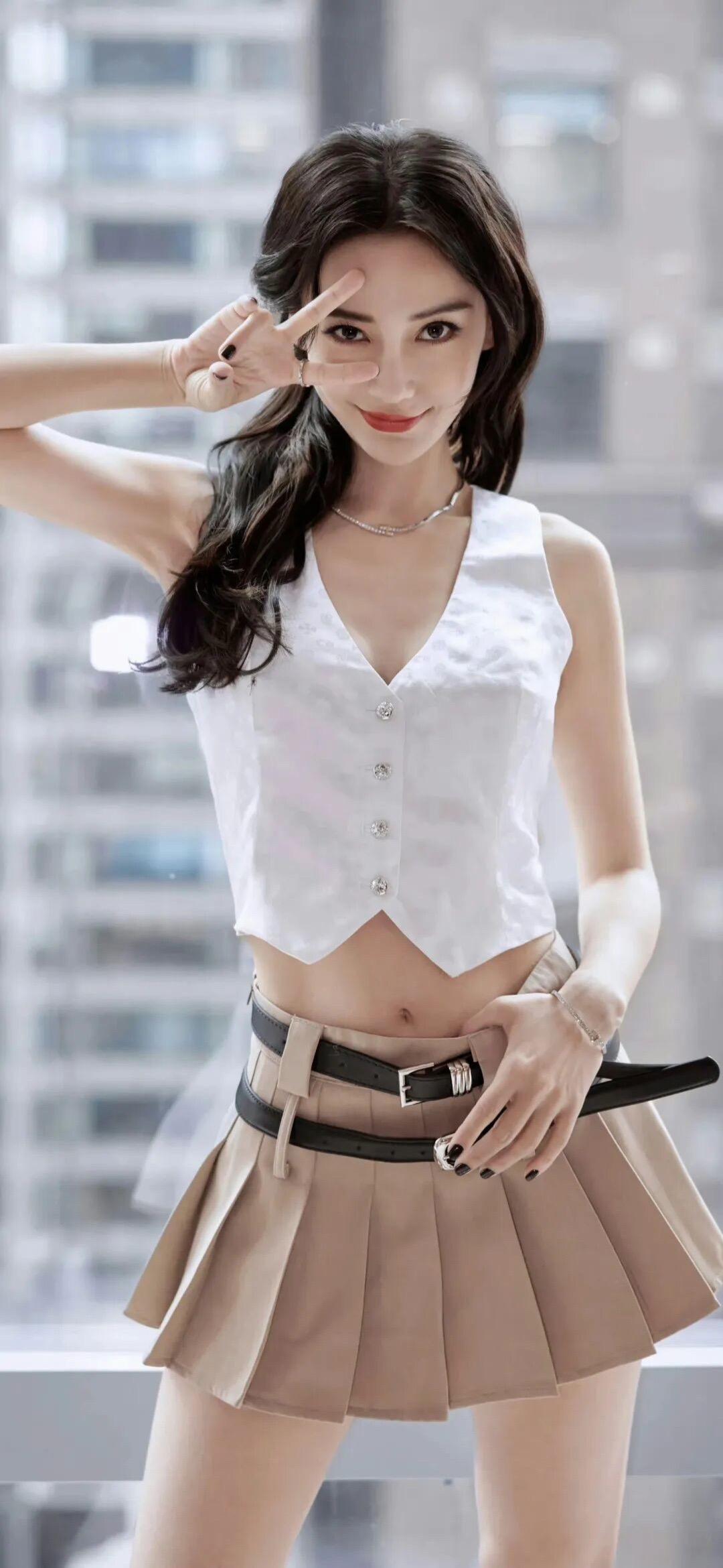 杨颖 性感大长腿