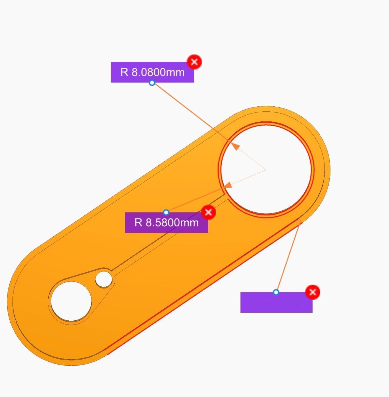 之前交给小伙伴一个作业，就是把平嵌镜盖换成铝合金材质，重量要做到3.7克以内。过