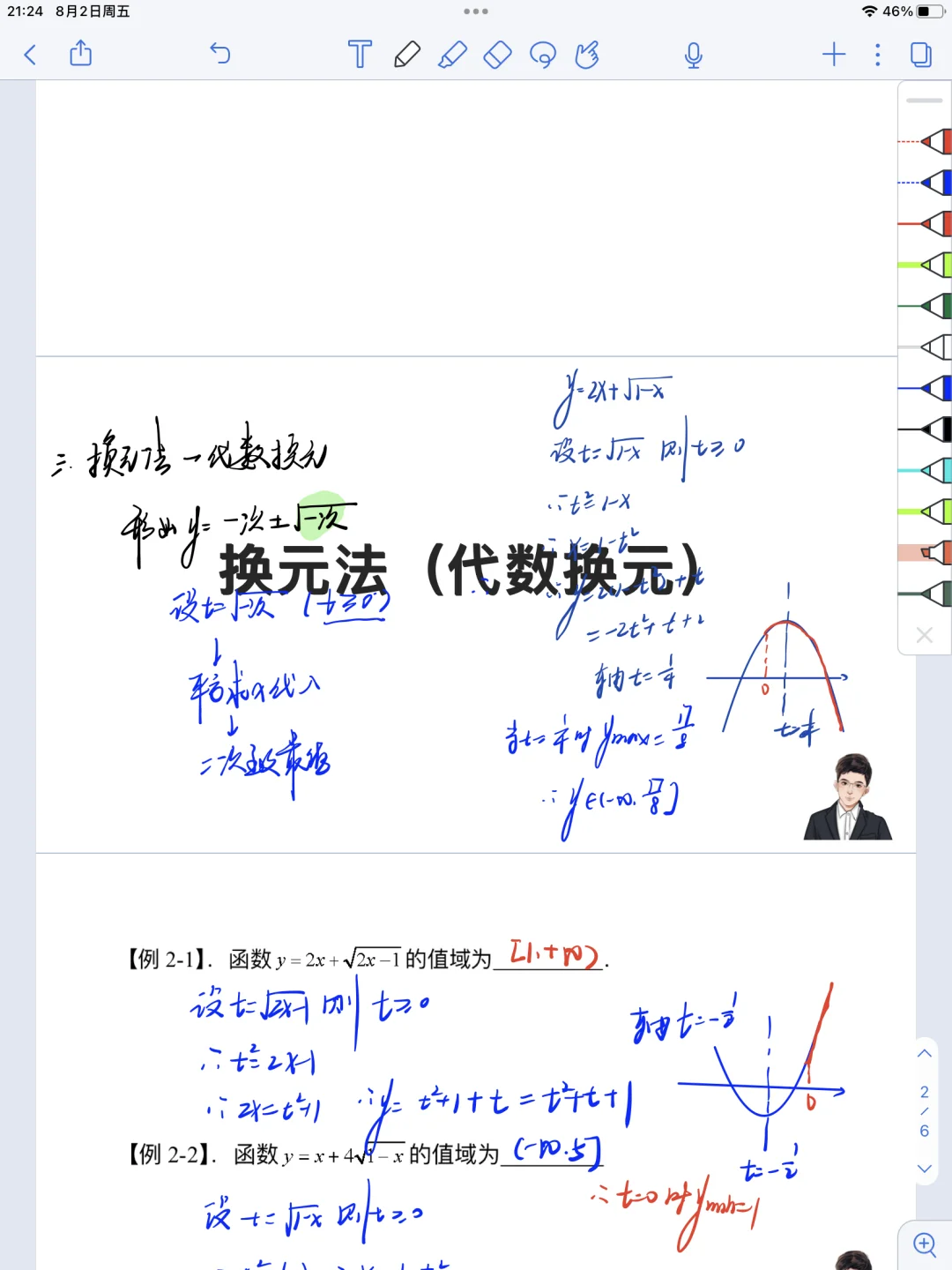 换元法求值域也太简单了