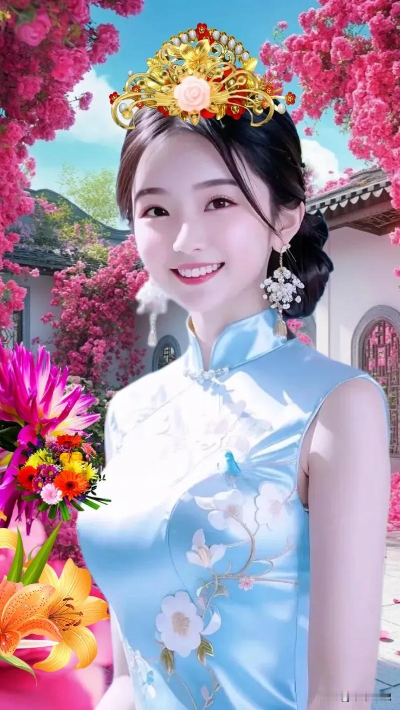 汉服之美，在于其独特的韵味。穿上汉服的女子，仿佛从古代画卷中走来。那精致的剪裁，