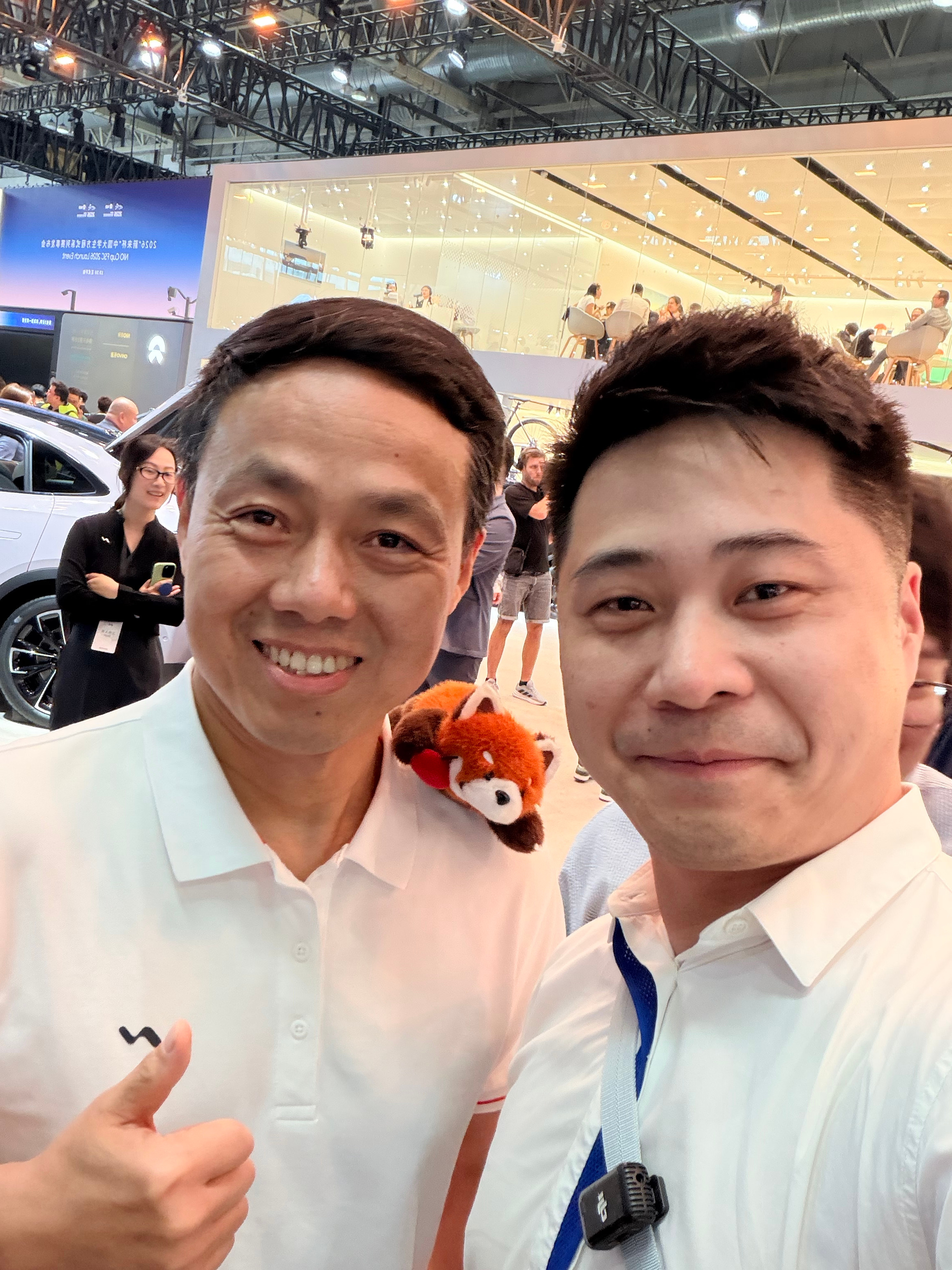 北京车展斐哥给NIO Life代言了有点皮了乐道汽车2026北京车展