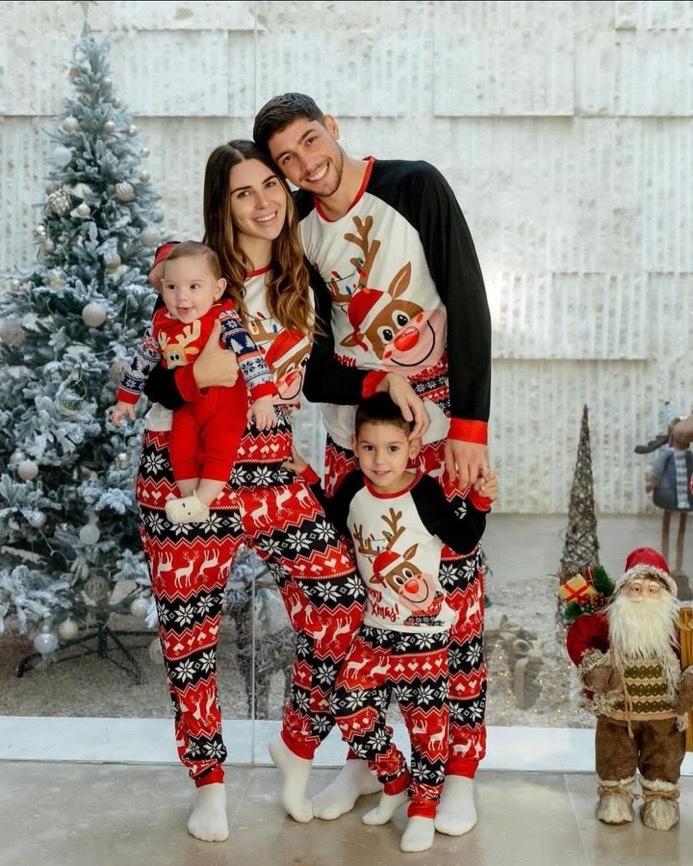 Fede一家的圣诞造型🎄皇马