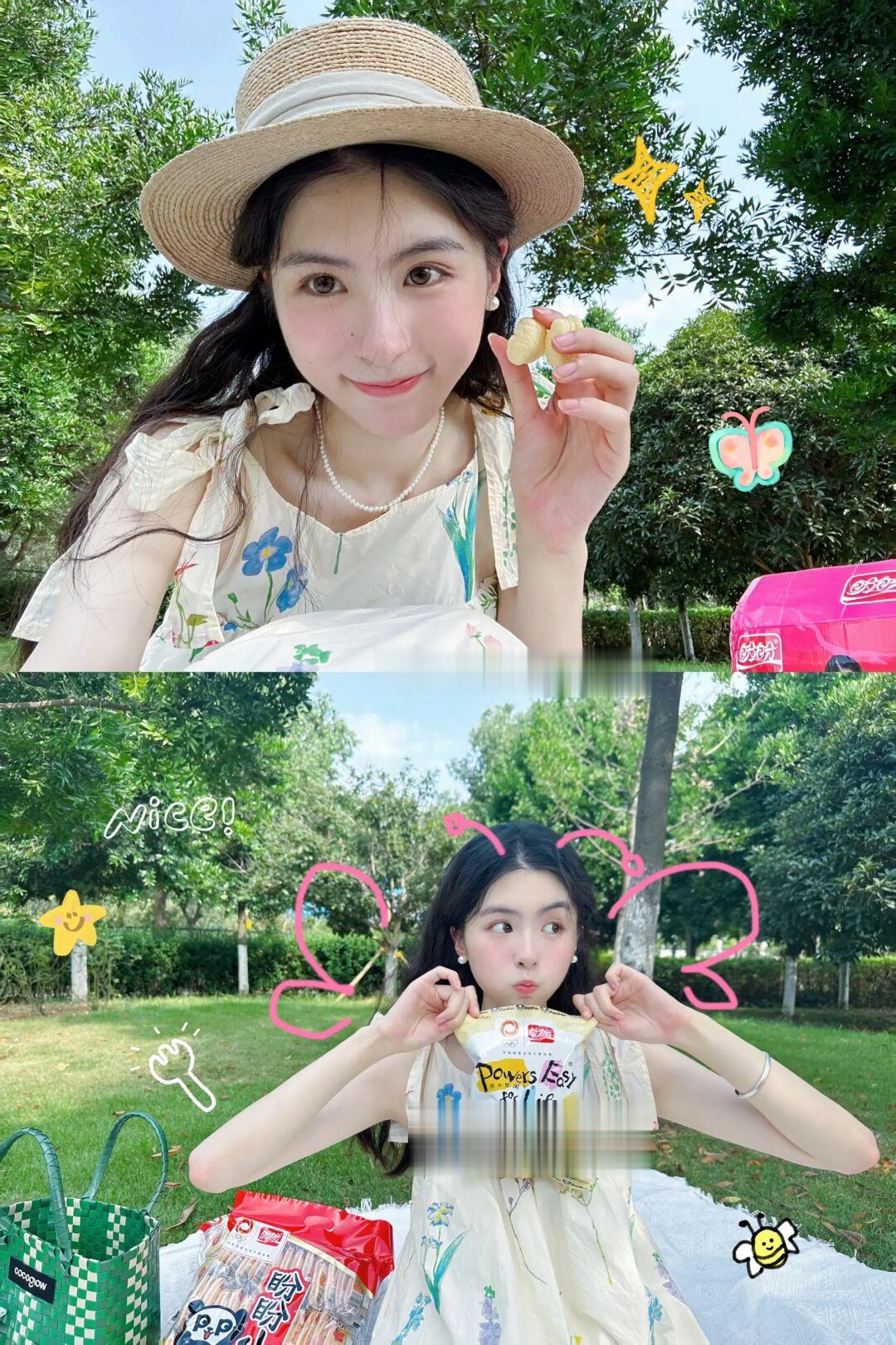 野餐的季节到啦！👒🐿️