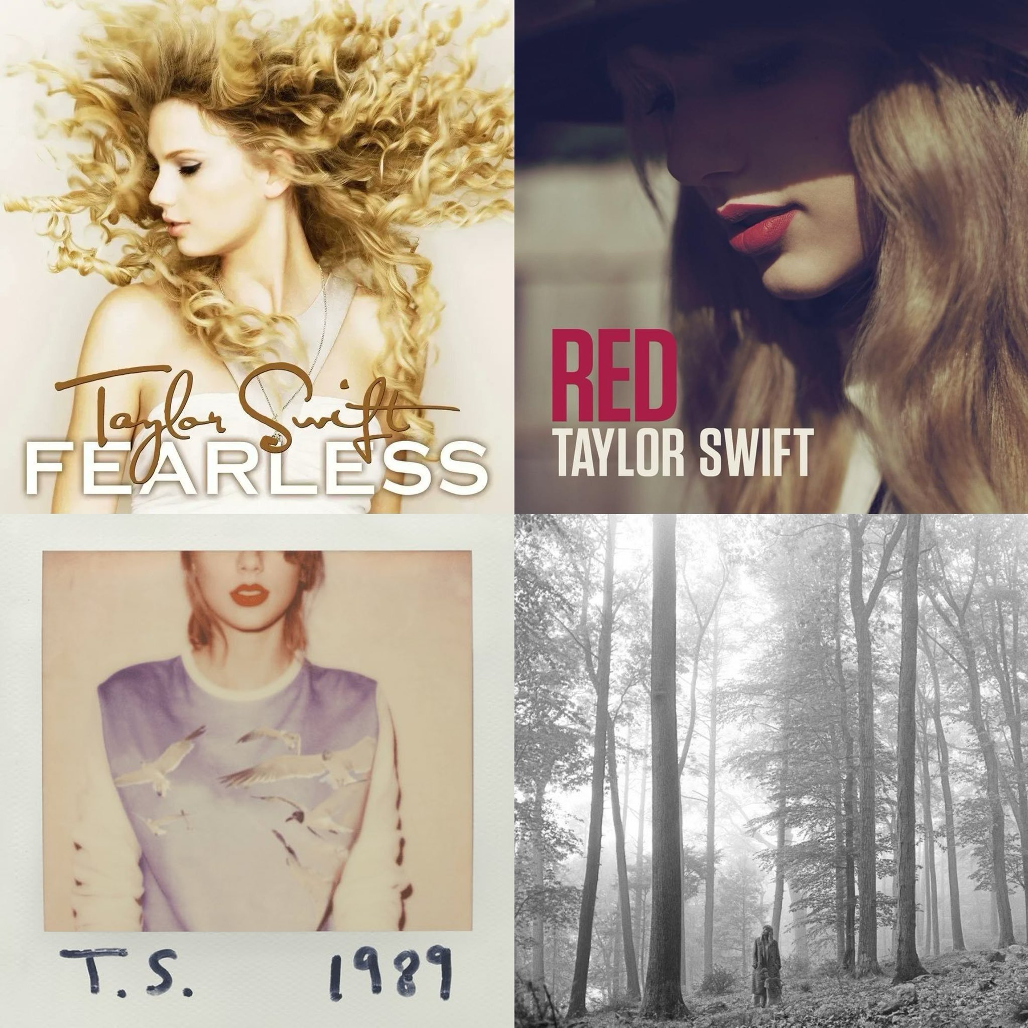 盘点霉霉Taylor Swift获得的格莱美年度专辑提名:• Fearless•