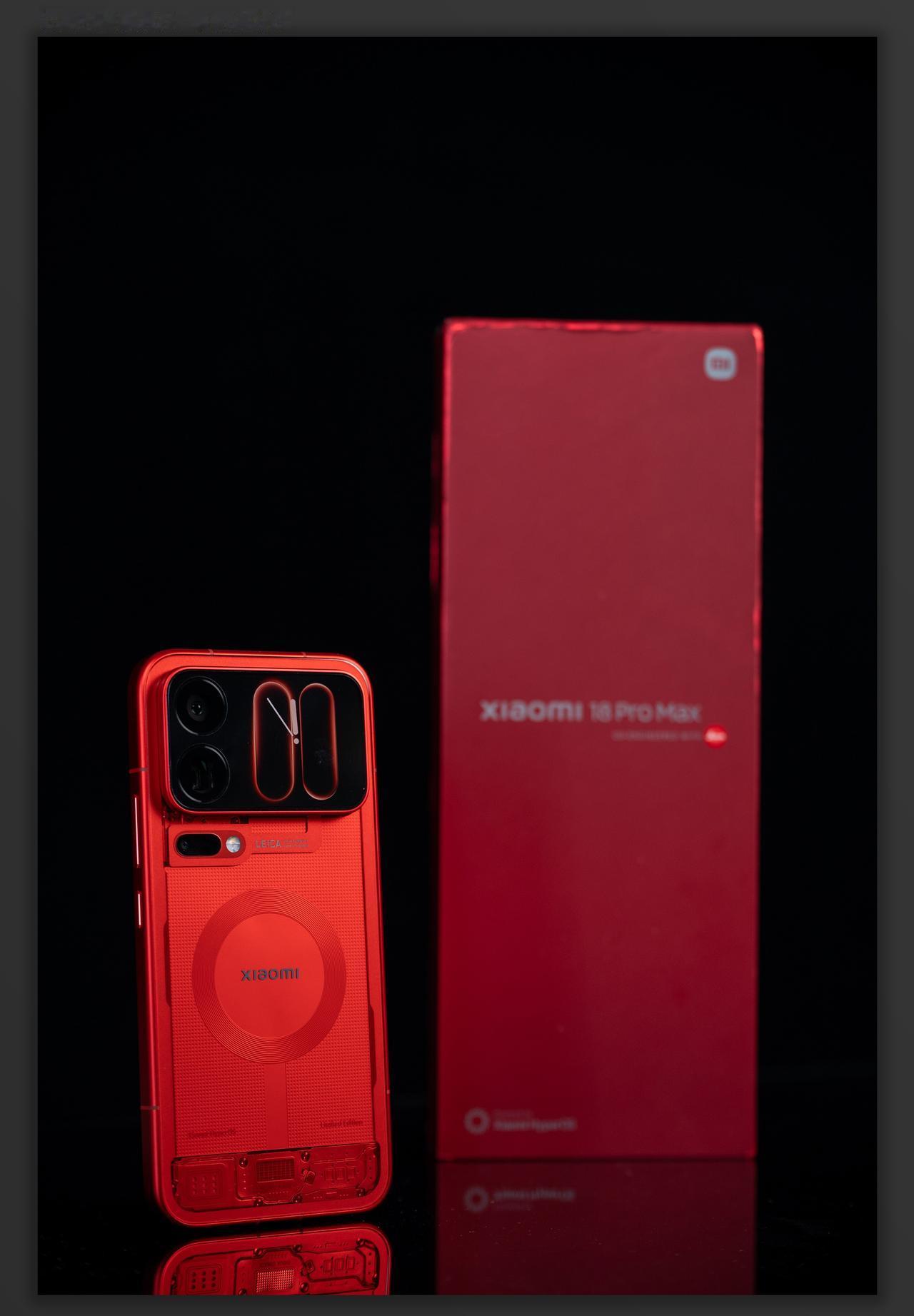 【小米18 Pro Max透明特别版图赏：红色，夯爆了】这是今年最骚气、最硬核、