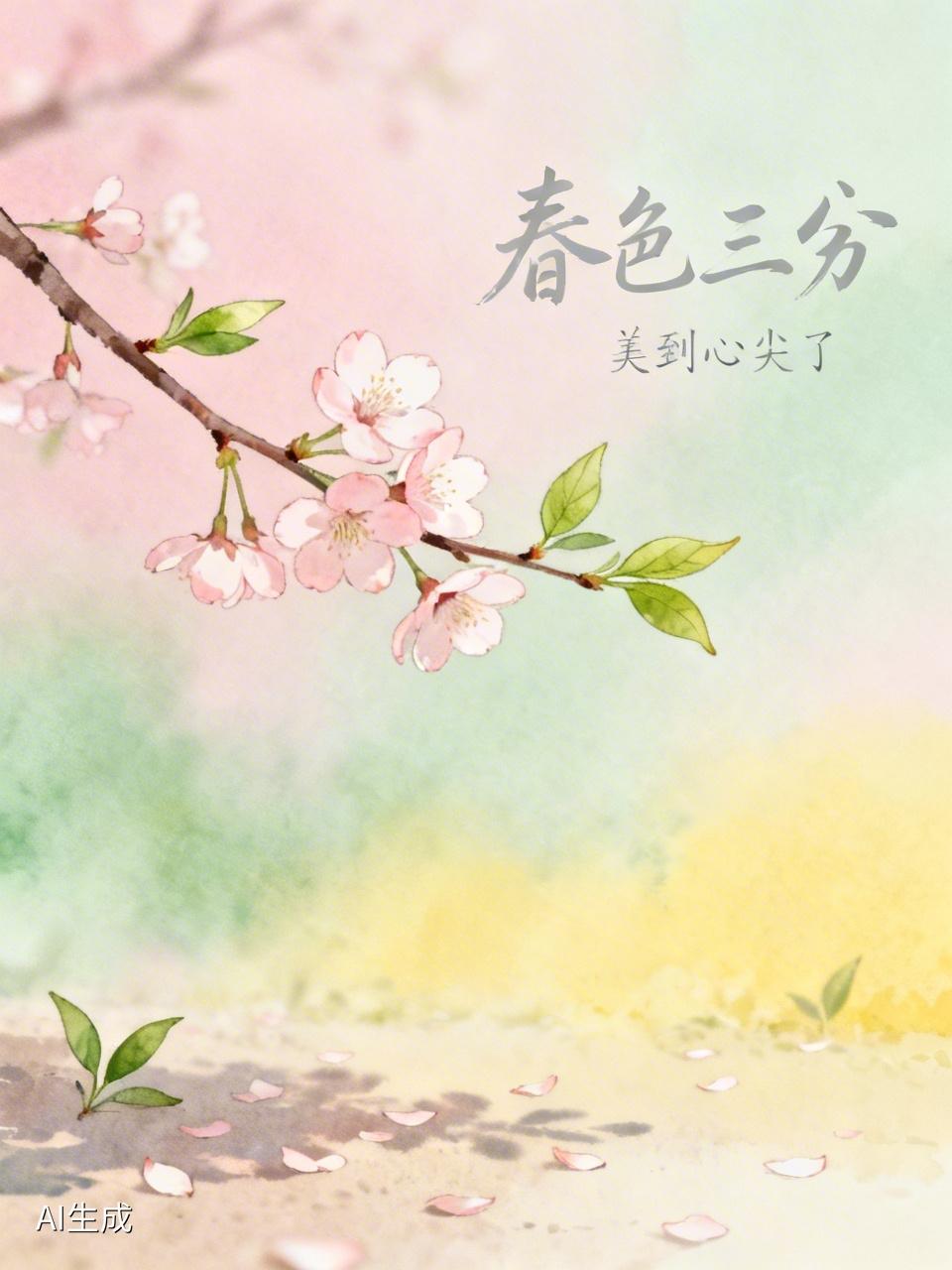 春色三分，美到心尖了