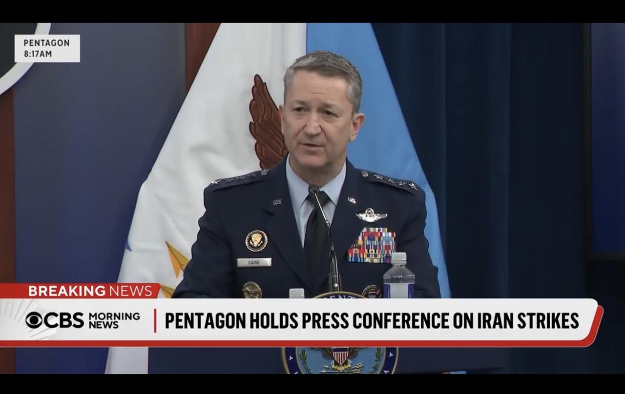 美国参谋长联席会议主席丹·凯恩将军表示，美国在伊朗的军事行动“需要一些时间才能实