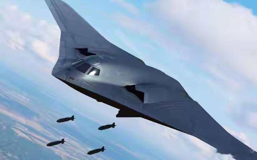 美媒承认：突破中国防空网，是B-21最艰巨的任务美国新一代隐身轰炸机B-21风头
