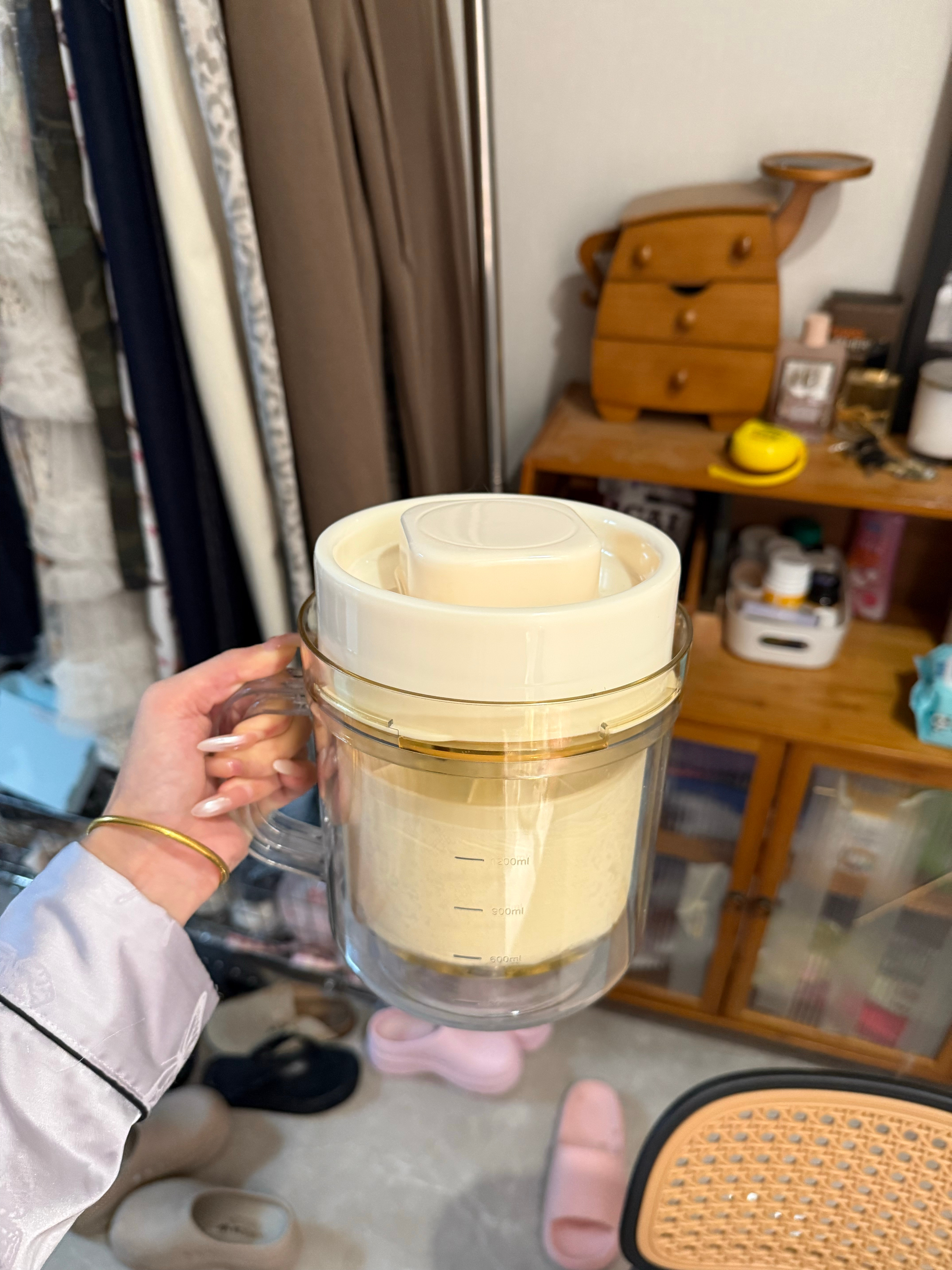 尝试一下自制干噎酸奶 希望我一次成功 我想做果夹酸奶[awsl] ​​​