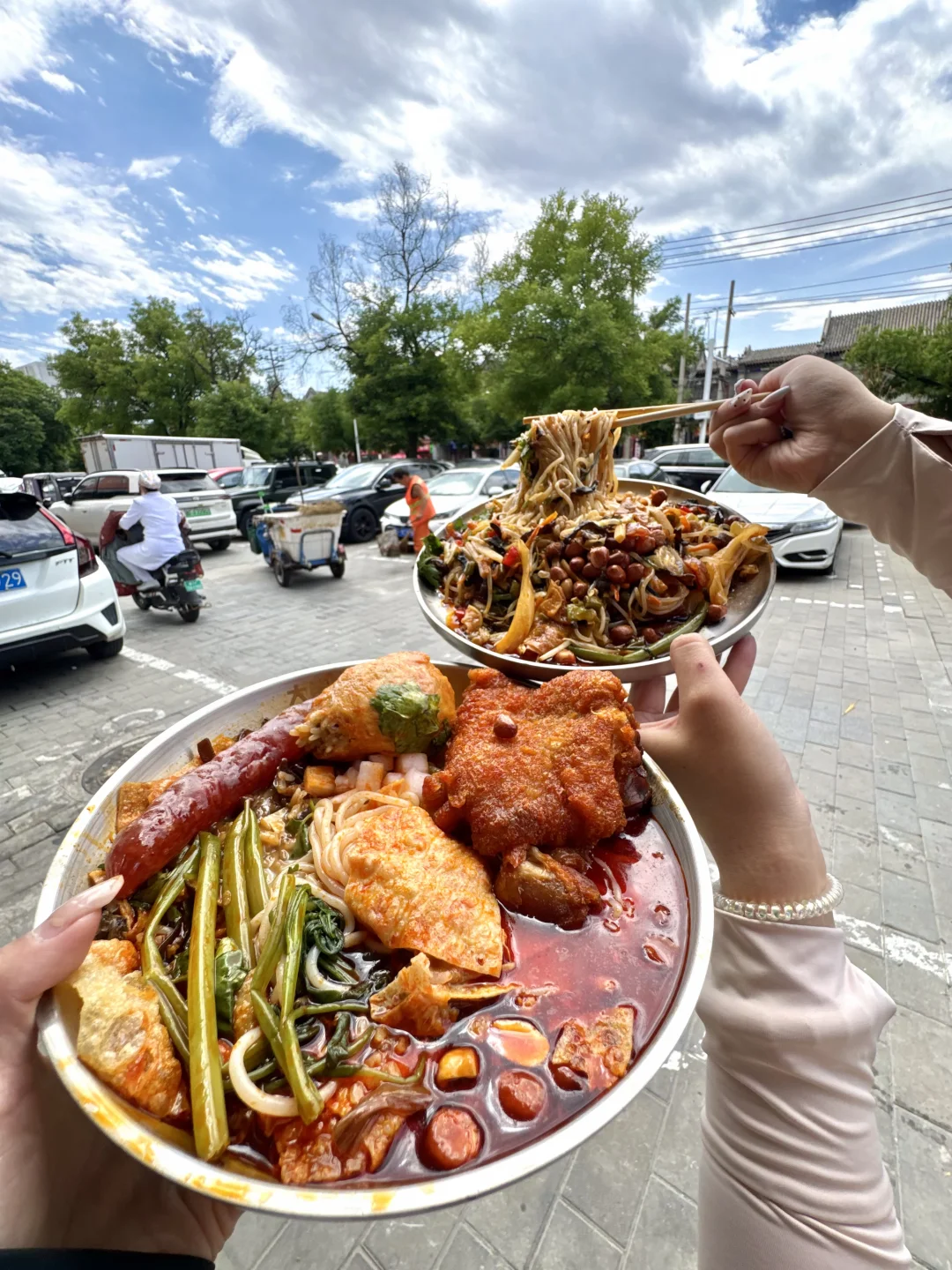 wok！！螺蛳粉吃出新花样…干拌的好吃S了！！