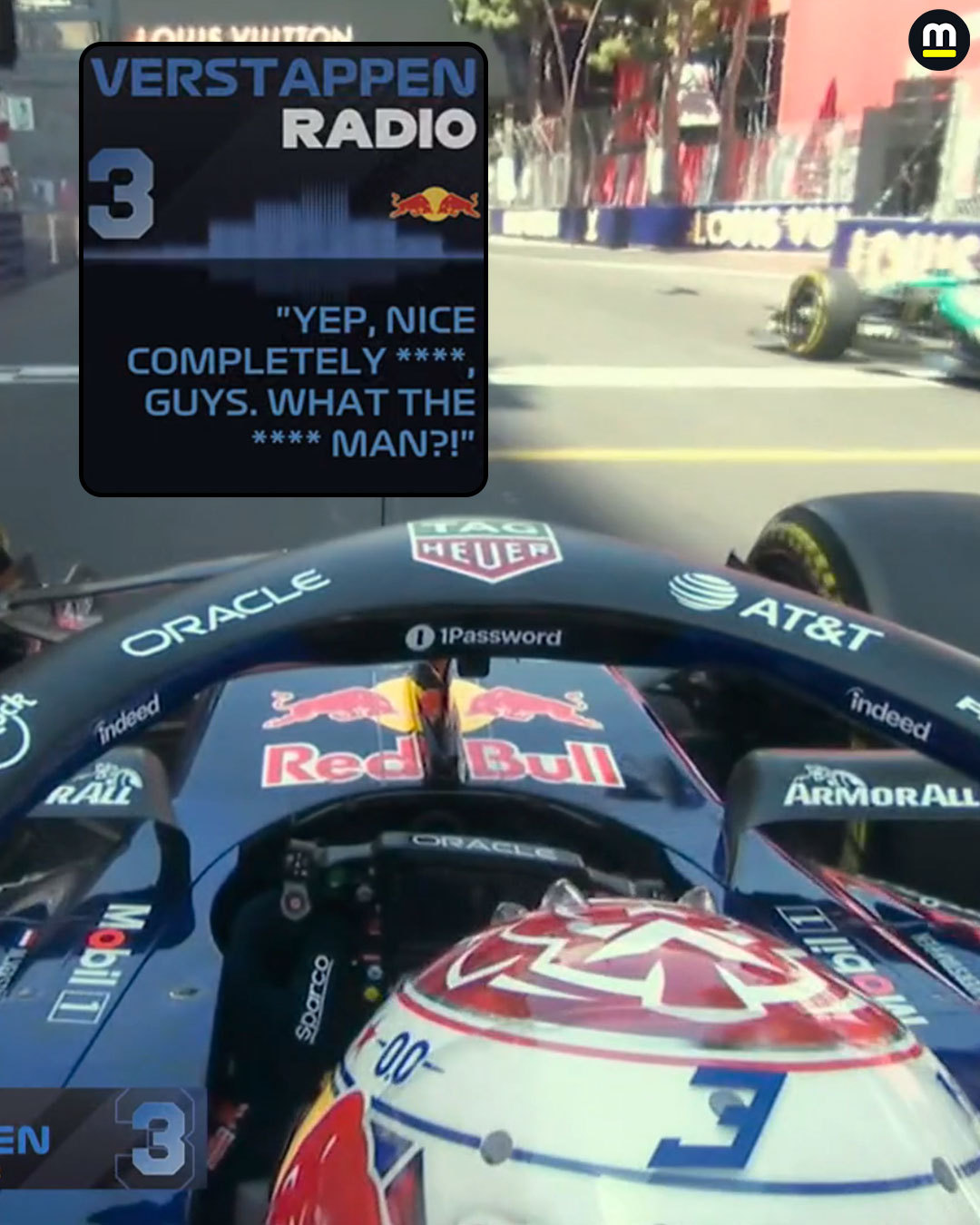 确实，TR🎙️：维斯塔潘很不开心2026f1摩纳哥大奖赛