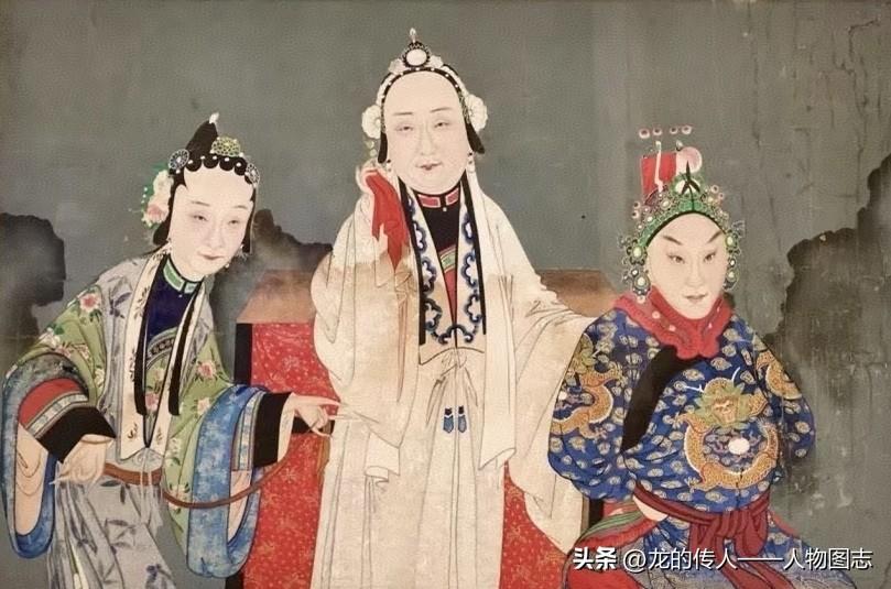 《虹霓关》第二本  陈楚卿饰王伯当  梅巧玲饰东方夫人  时小福饰丫鬟