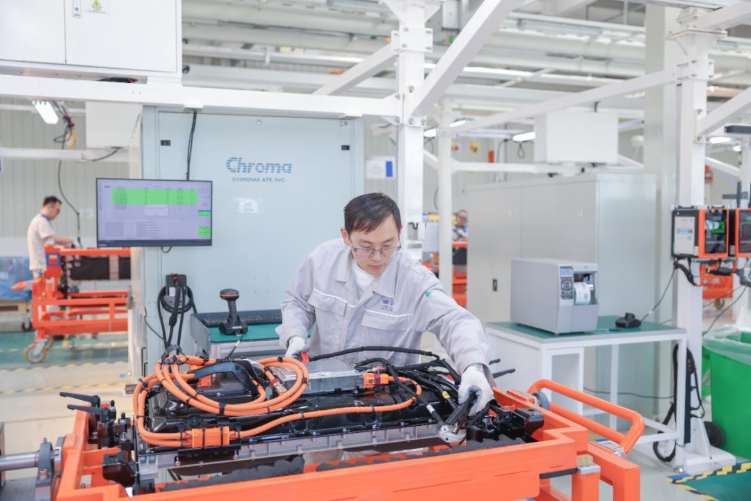 4月22日上午，位于青岛市即墨区汽车产业新城的一汽-大众华东生产基地全新A级SU