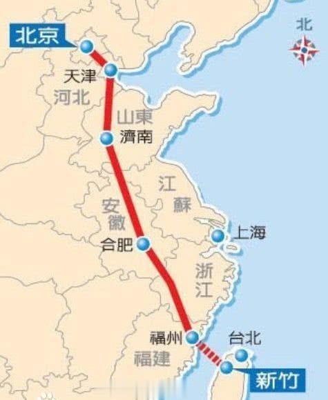 #台湾当归# 一觉醒来，以为开打了！[允悲]不过根据“京台高铁”的规划时间表，想