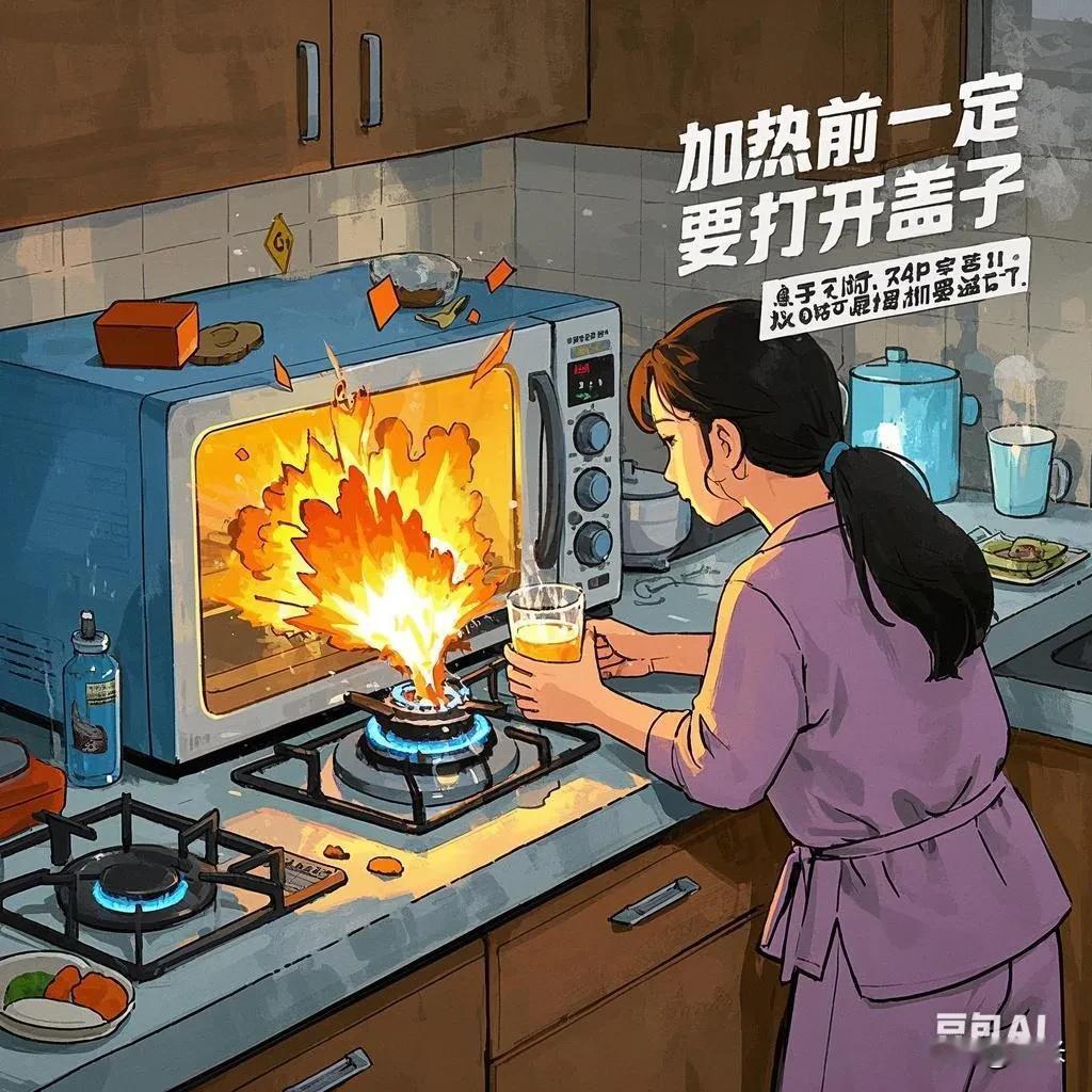 惊！女子加热饮料竟引发厨房爆炸
 
今天刷到一则令人后怕的社会新闻：一位女子在家