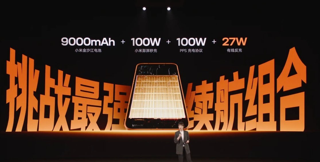 REDMI Turbo 5 Max 采用 9000mAh 金沙江电池（硅含量 1