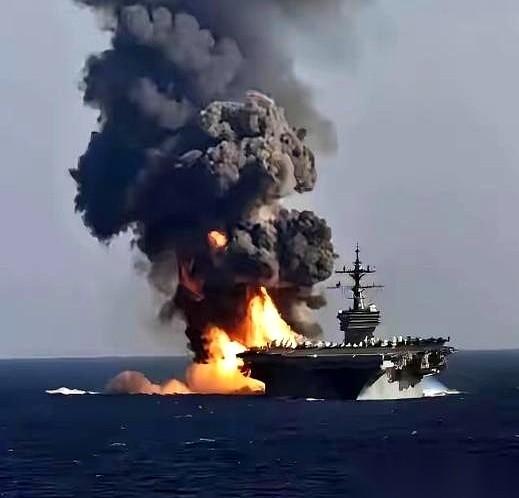 我跟你讲，今天有件事儿，一下把我给干懵了。
美军自己，曾经想搞沉一艘自己退役的航