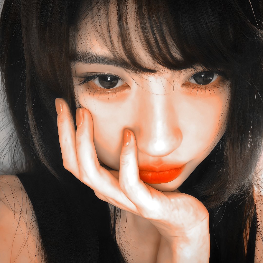 鞠婧祎修图贴 𝙅𝘂𝗝𝗶𝗻𝗴𝗬𝗶自修👍🏻➕🍎=拿喜欢🐷🈲