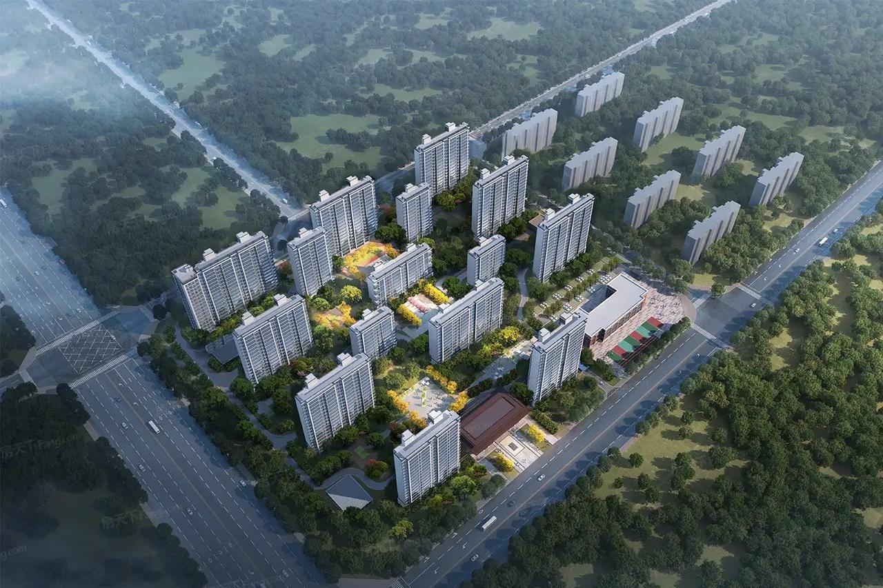 现在的开发商真会给小区起名字，今天上班的路上看到了两个特典型的例子。
第一个是经