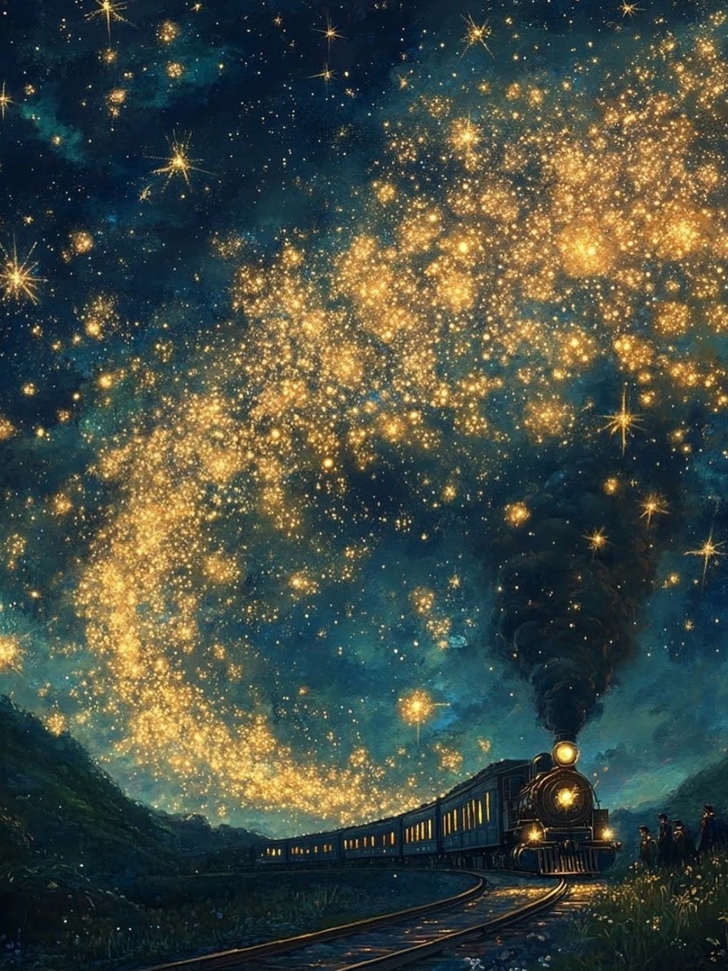 星轨列车已到站，祝你安眠。 
