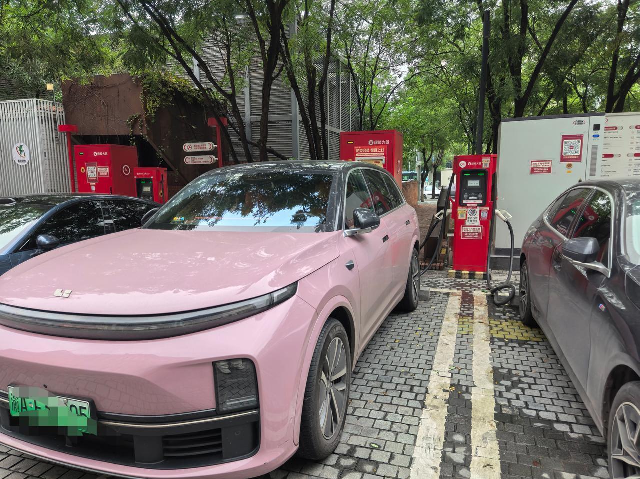 理想车主素质就是高，为了全市节约用电，占着充电车位，不让其他车充电。