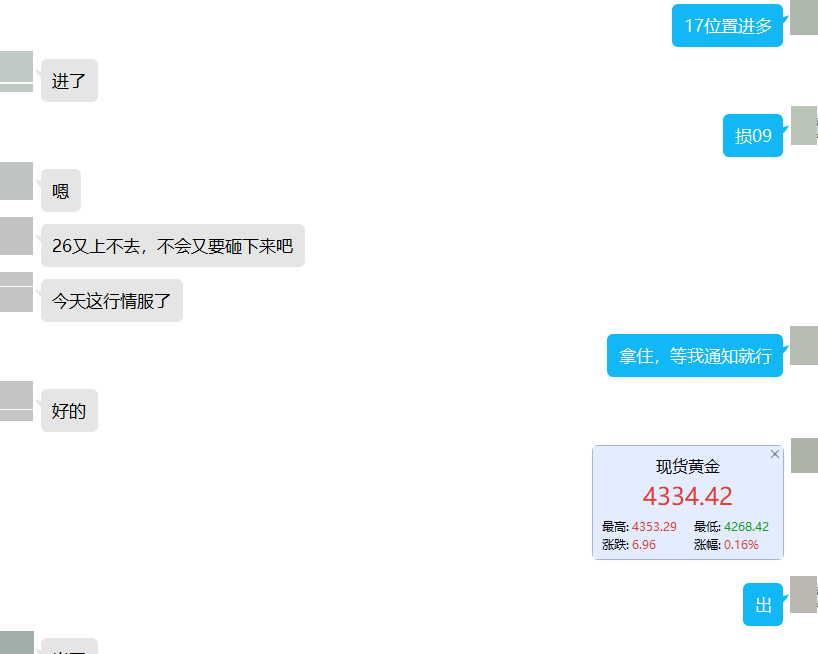 盘中4317附近布局的多单在4330附近下车吃进130点利润！说实话今天这行情真