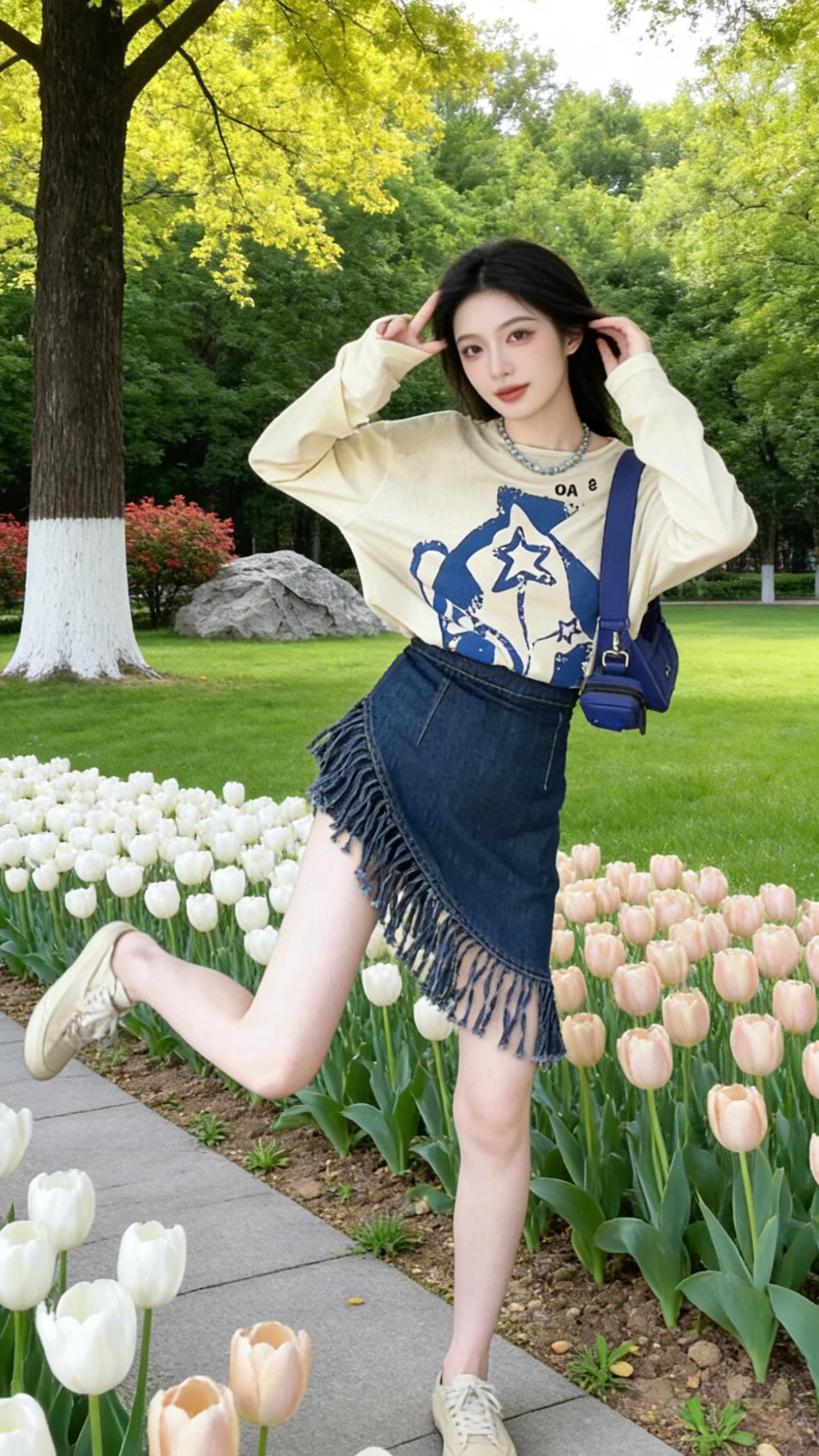 早春新衣穿搭美女感拉满的春装测评如何摆脱路人感穿搭分享我的早春美女感漂亮衣服出游