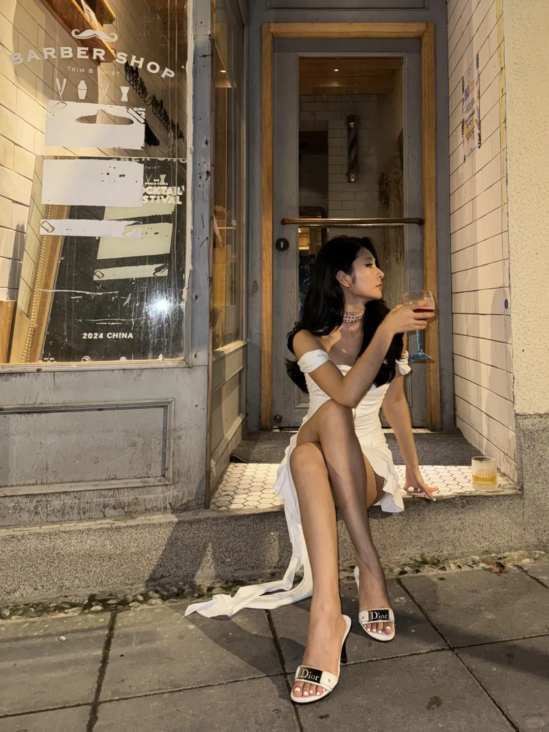 上海街边喝酒的松弛感🍷