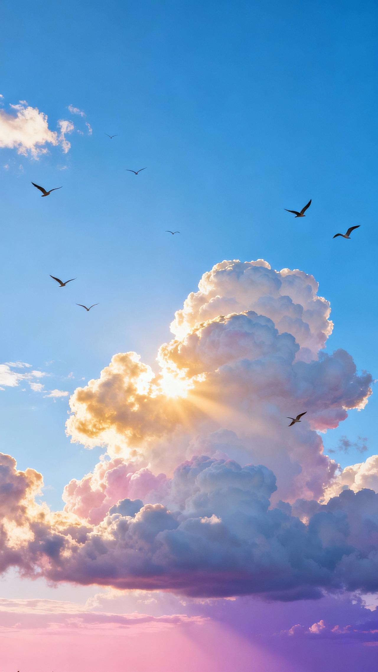 分享天空蓝天白云美景随手拍一张天空照