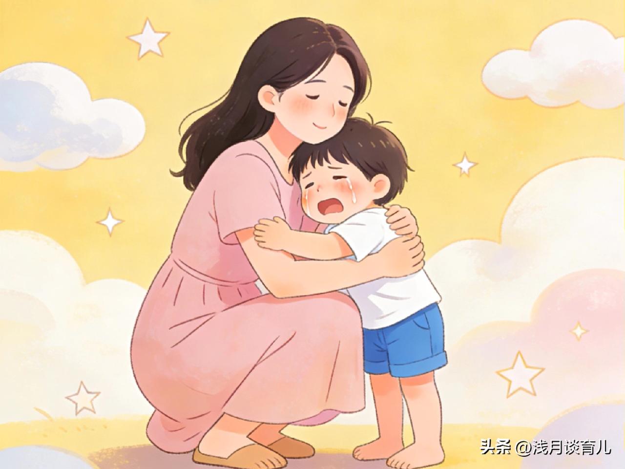 很多家长都有一个误区：孩子一哭就制止，觉得哭是懦弱、是矫情、是不听话。
殊不知，