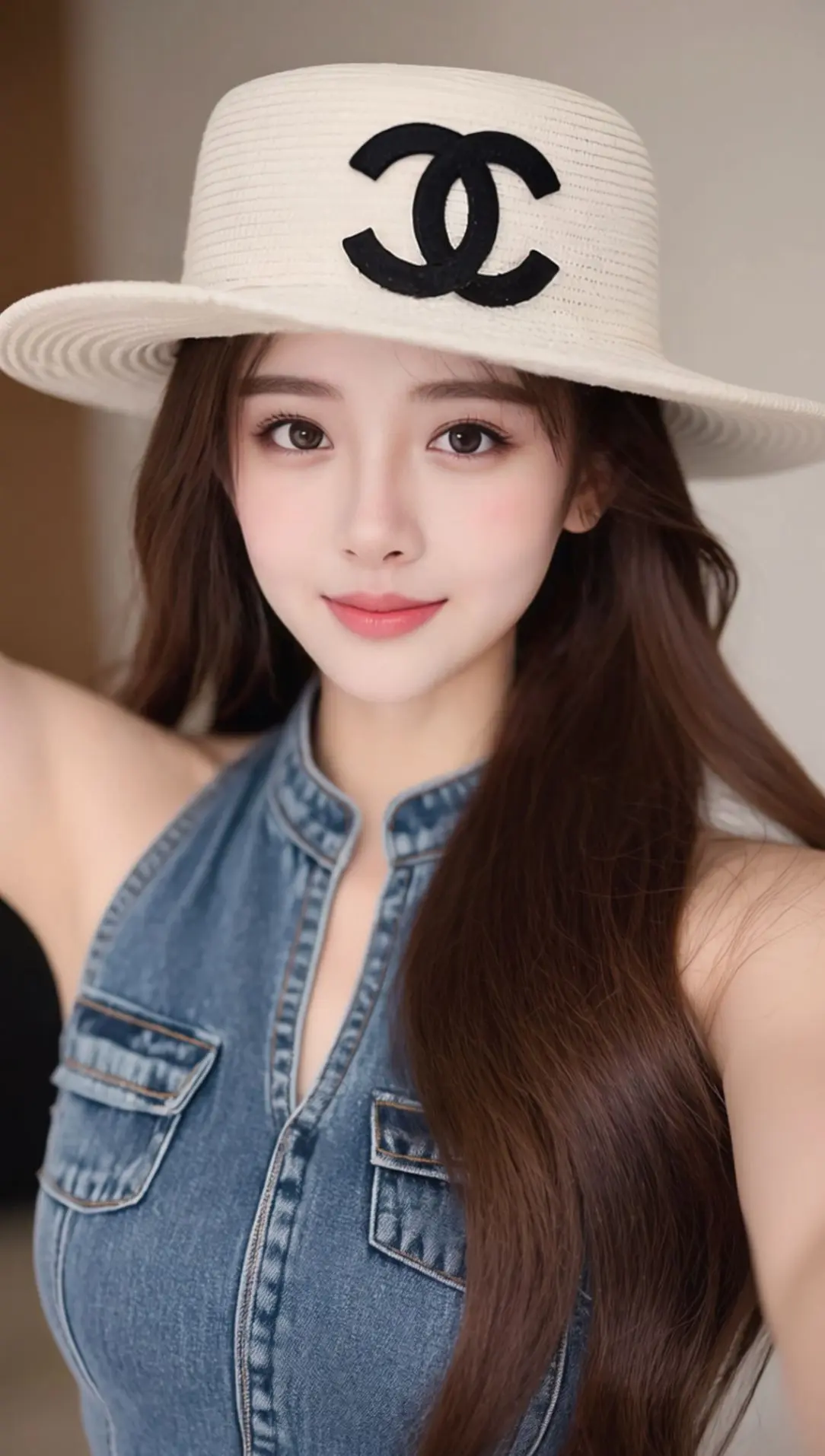 AI草帽自拍 ai创作 原来ai写真可以这么美  谁拍谁好看 美出高级感