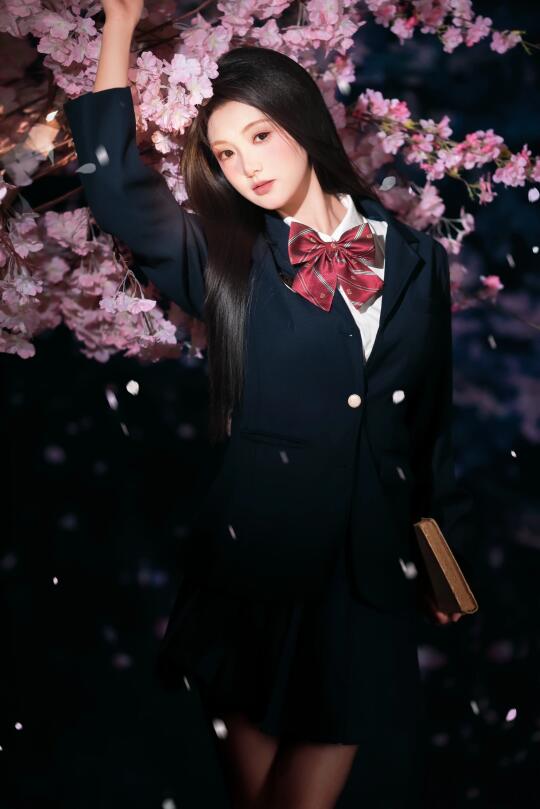 拍到夜樱啦！樱花雨|室内拍樱花写真！