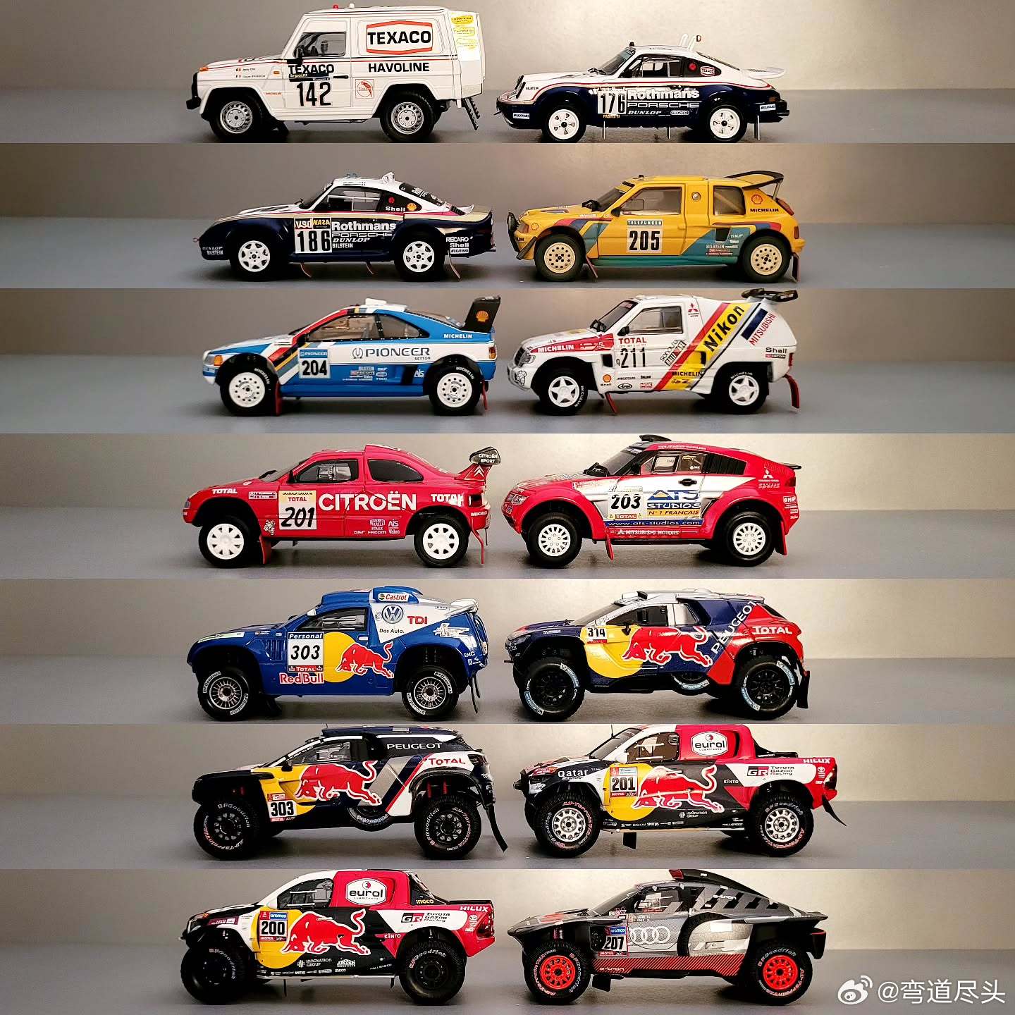 达喀尔拉力赛 DAKAR LEGENDS 🏜达喀尔传奇赛车模型parisdak